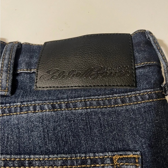 Eddie Bauer Flannel Lined Men’s Denim Jeans Straight Leg 40x32 New Without Tags - Picture 7 of 7